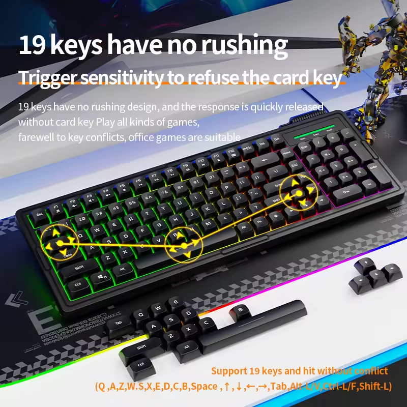 K200 Gaming KeyboardBacklit Wired Mechanical Keyboard